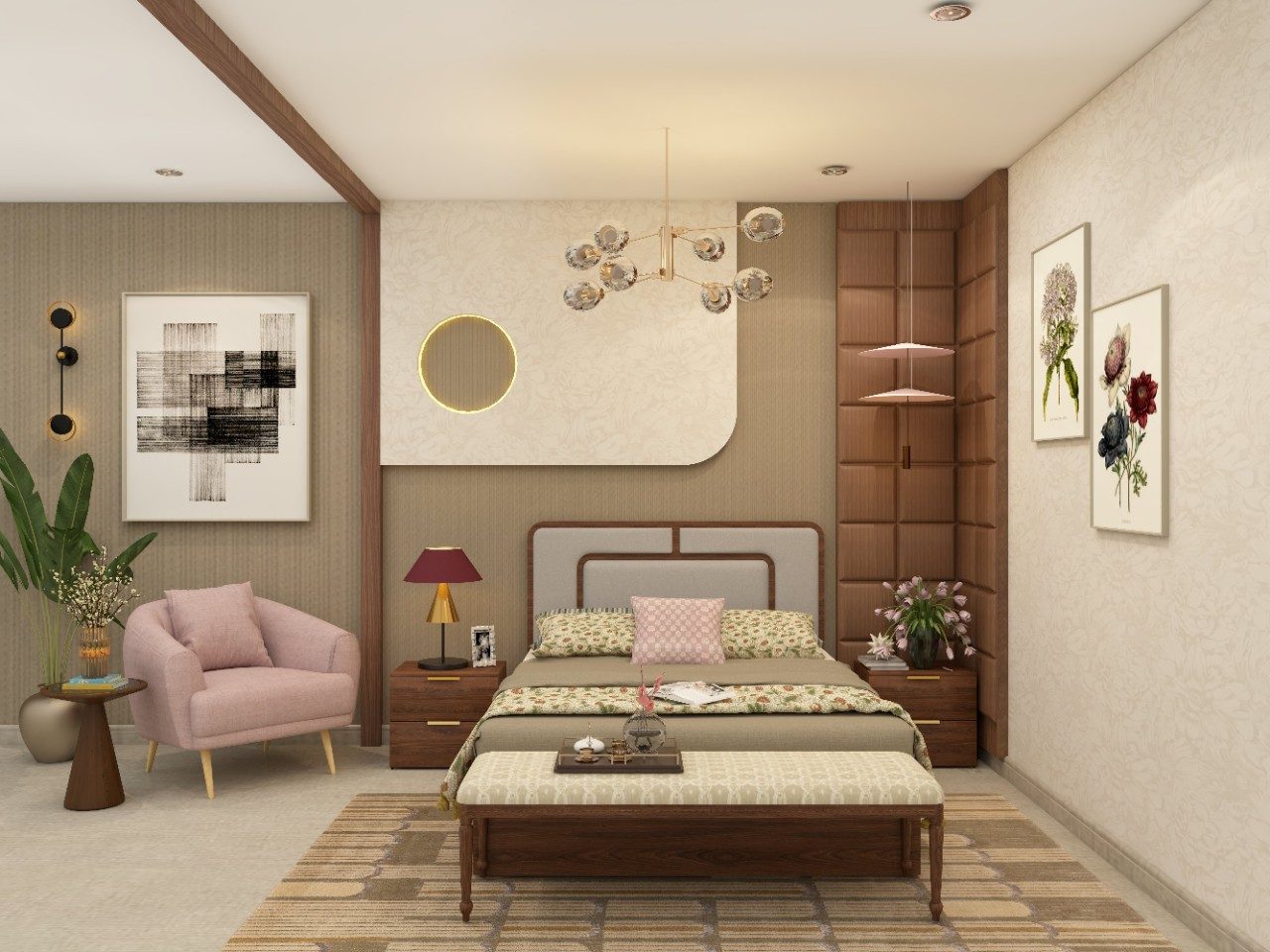 Modern & Luxury Guest Room Interior Design Services